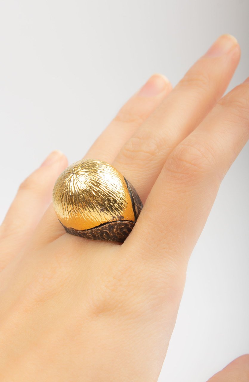 Gold Dome Ring