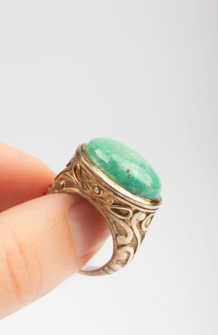 Turquoise Embellished Ring