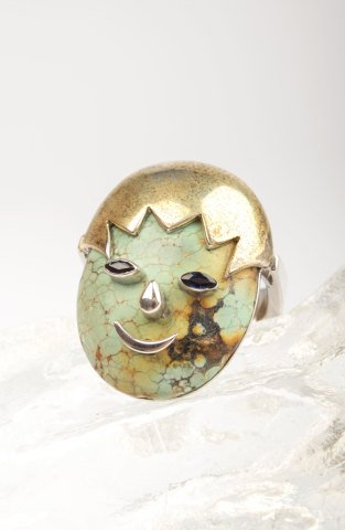 Turquoise Face Ring 3