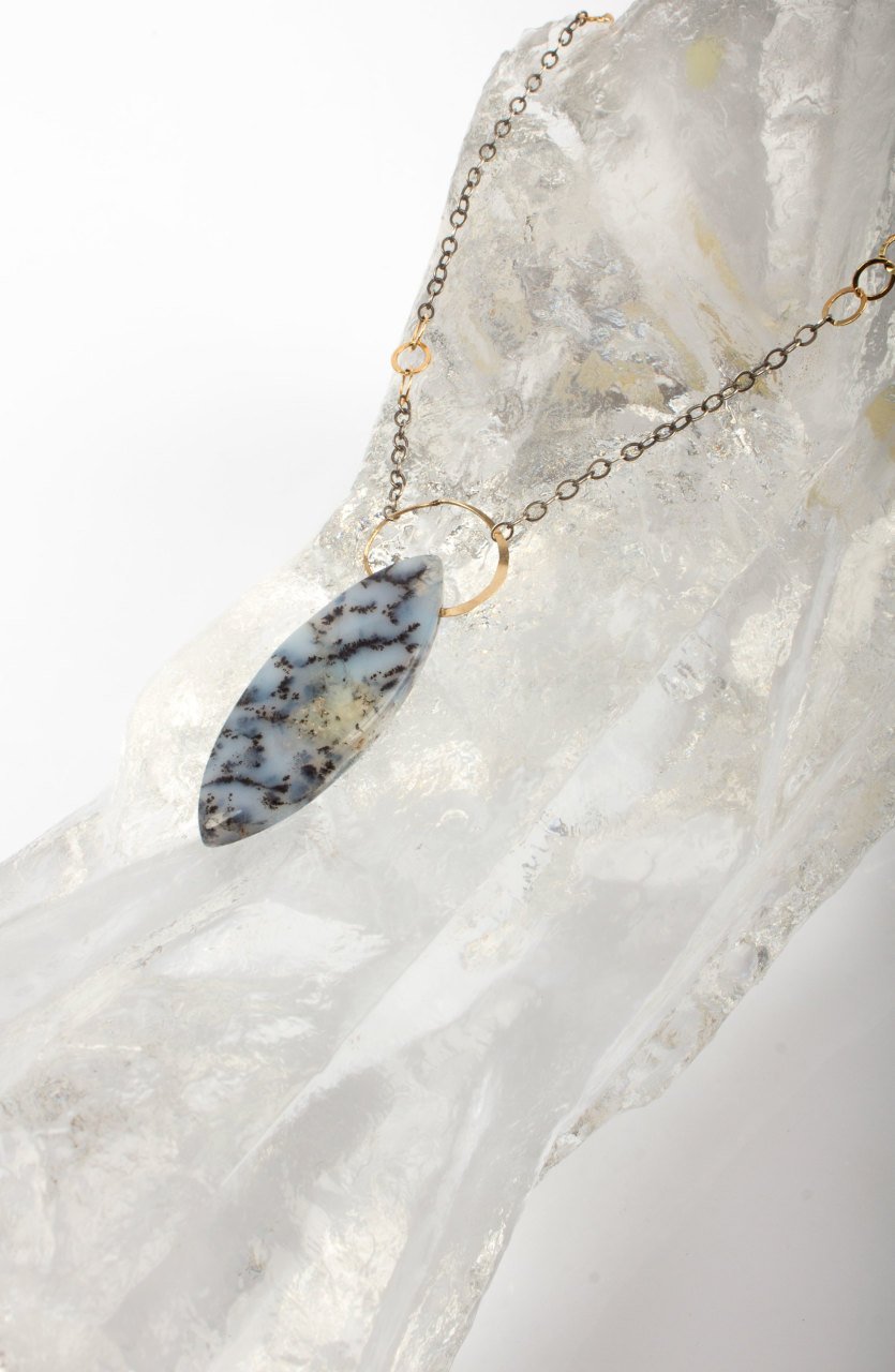 Blue Granite Necklace