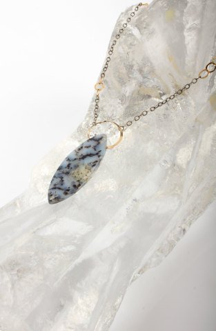 Blue Granite Necklace