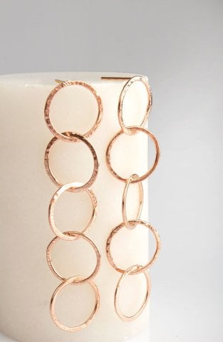 Multi Loop Earring / Rose