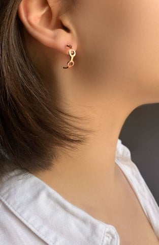 Holy Holes Earring / Rose