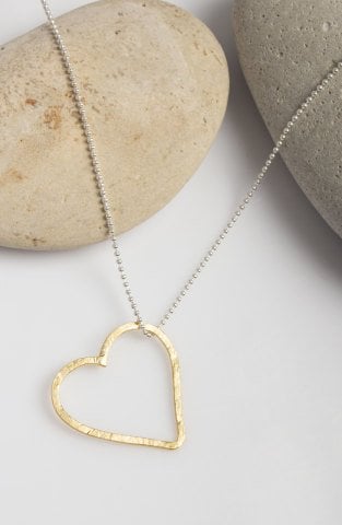 İçi Boş Kalp Charm