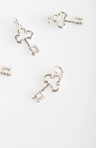Shamrock Key Charm