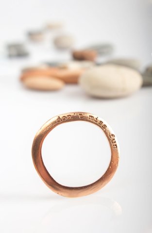 Obey Silver Charm Ring - I Do not Want