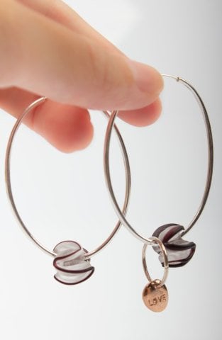 Büyük Oval Halka Küpe