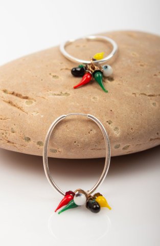 Small Oval Loop Earrings