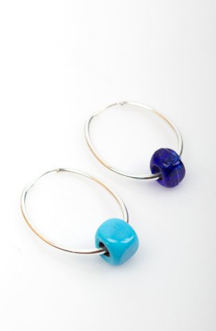 Small Oval Loop Earrings