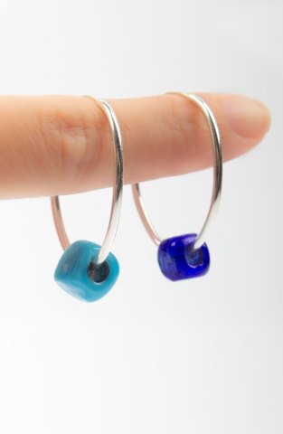 Small Oval Loop Earrings