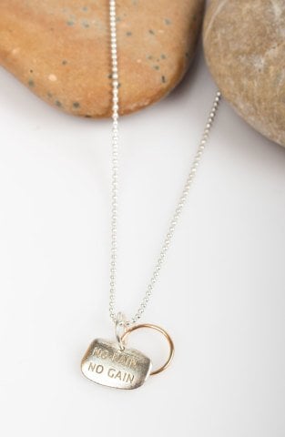 No Pain No Gain Charm