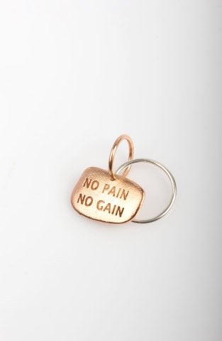 No Pain No Gain Charm