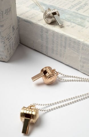 Gümüş Düdük Kolye Ucu