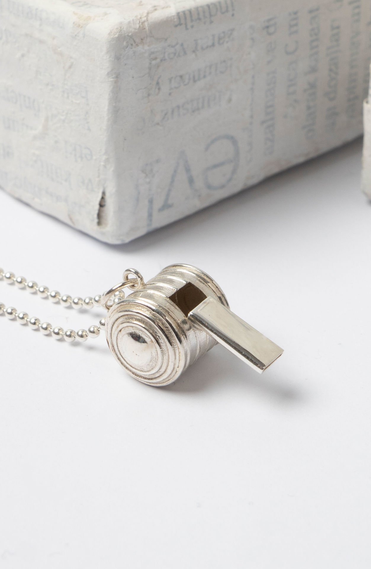 Gümüş Düdük Kolye Ucu