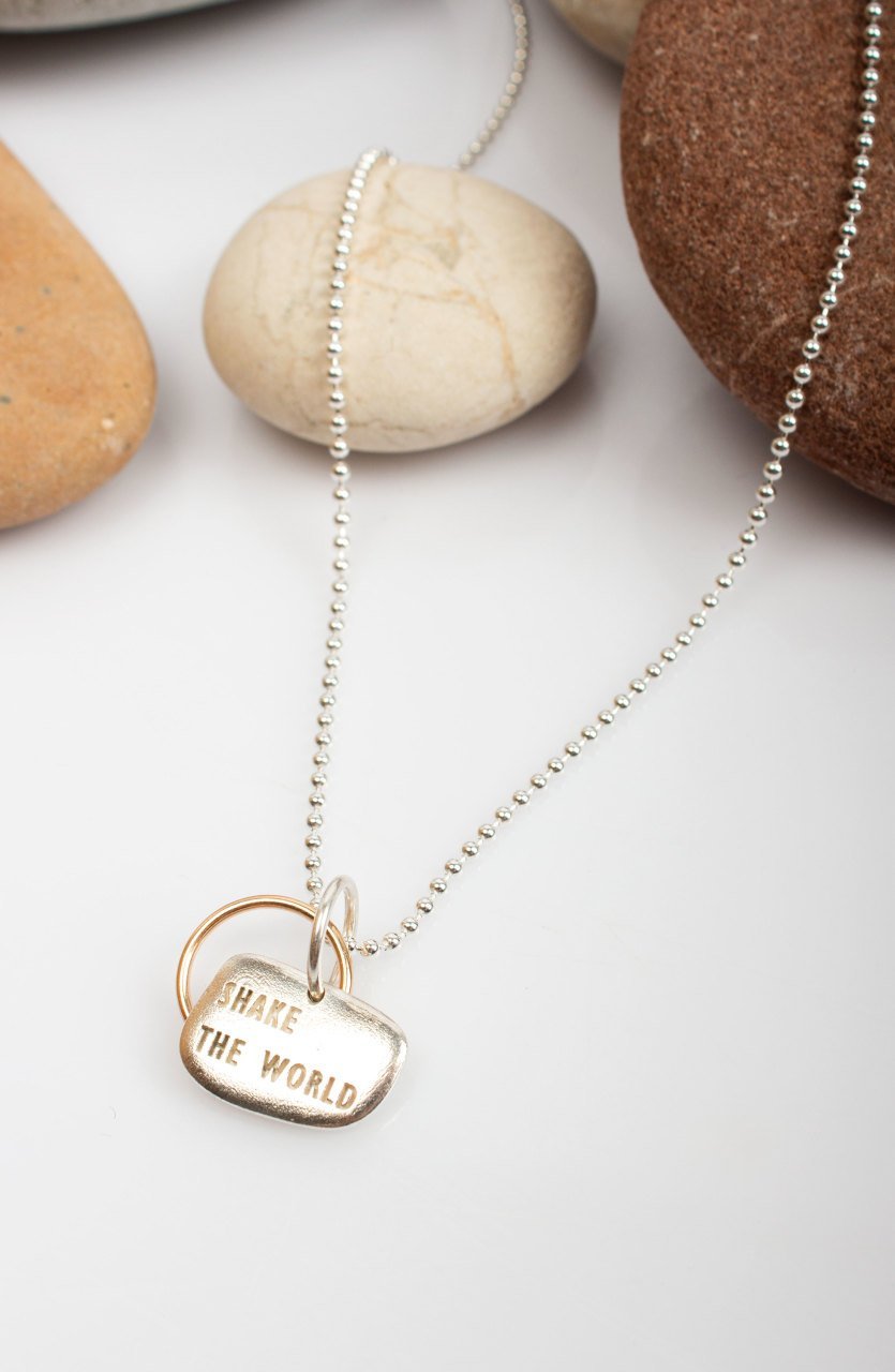 Shake The World Charm