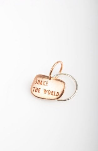 Shake The World Charm