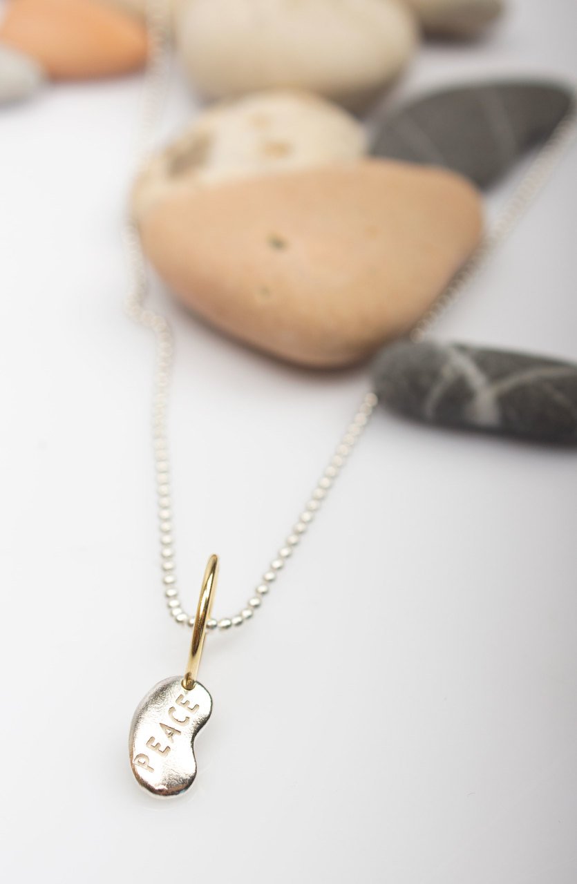 Peace / Luck Bean Charm