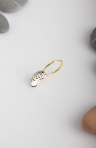Peace / Luck Bean Charm