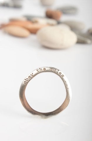 Obey Silver Charm Ring - I Do not Want