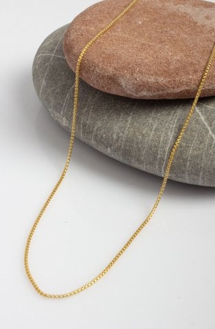 Tiny Squares Loop Chain / Yellow