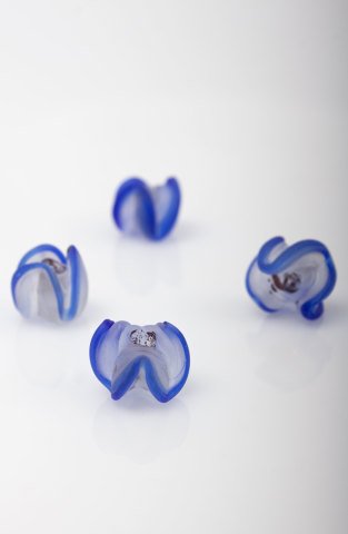 Zig Zag Glass Bead