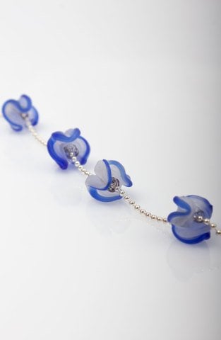 Zig Zag Glass Bead