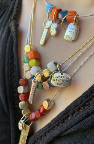 Sarı Altın Renkli Gümüş Küp Boncuk