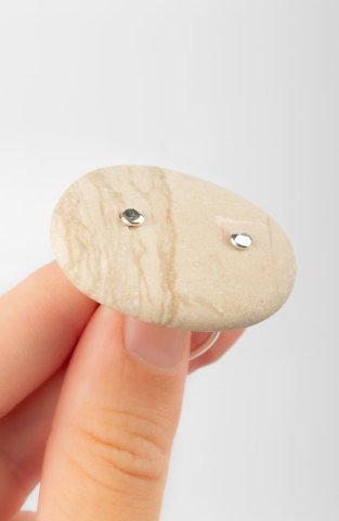 Lucky Sea Stone Ring / Beige on Beige